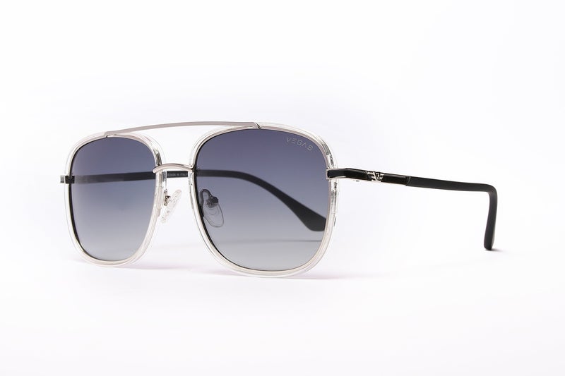 VEGAS Full Rim Square Unisex Grey  Sunglasses V2040 S C6 - Image 2